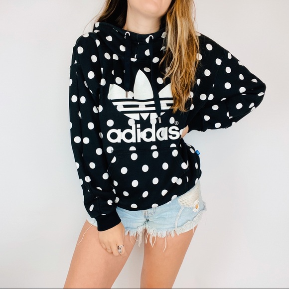 adidas | Tops | Adidas Black Polka Dot 